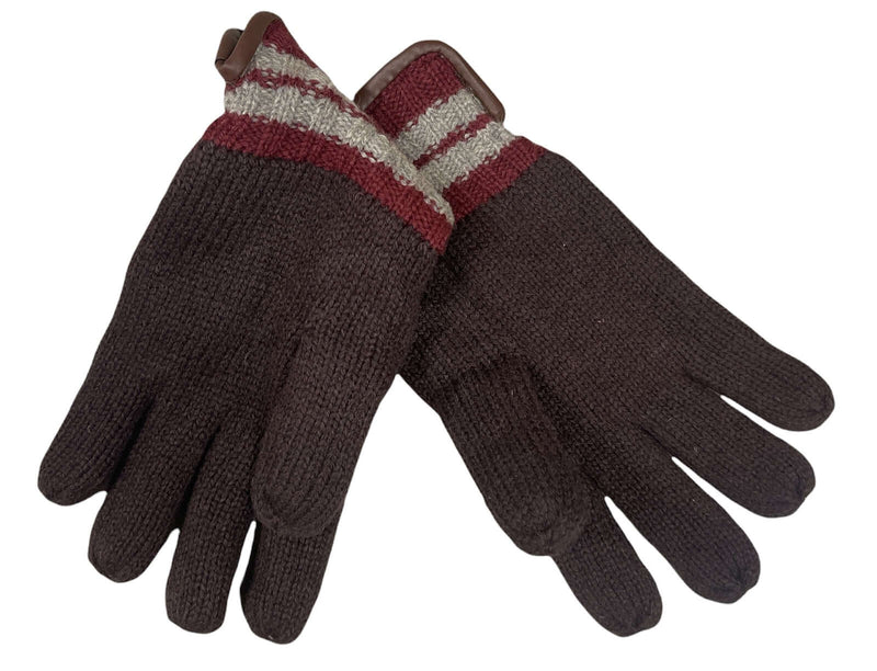 Load image into Gallery viewer, DENTS Wool Gloves Winter w/ Warm Fleece Insulated Thermal Knitted - Brown
