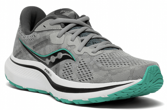 Saucony Womens Omni 20 Wide Running Shoes - Alloy Jade