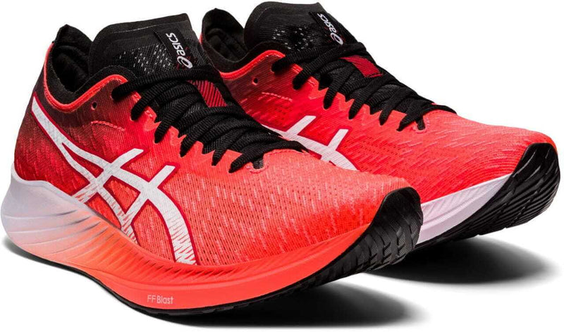 Load image into Gallery viewer, Asics Womens Magic Speed Neutral Running Shoes - Sunrise Red/White
