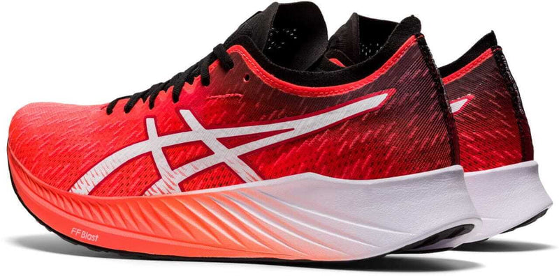 Load image into Gallery viewer, Asics Womens Magic Speed Neutral Running Shoes - Sunrise Red/White
