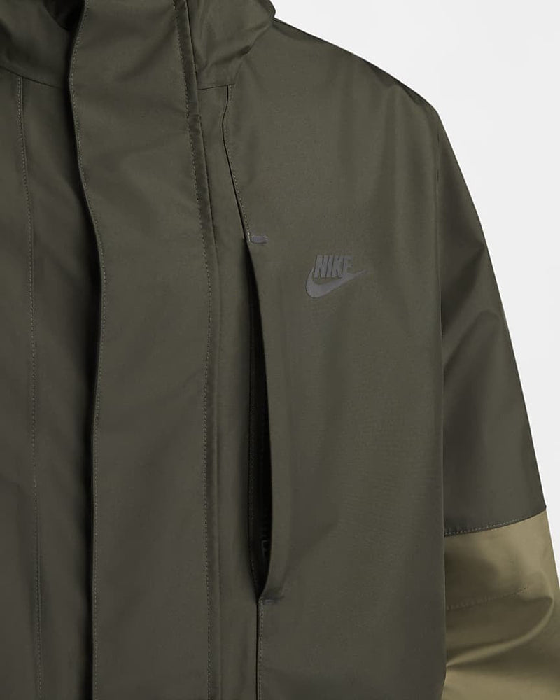 Load image into Gallery viewer, Nike Storm-FIT ADV Mens Parka Waterproof - Sequoia/Medium Olive/Black
