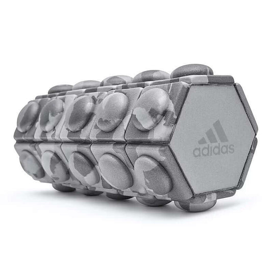 Adidas Mini Textured Foam Roller Recovery Gym Fitness Sport Physio - Grey Camo
