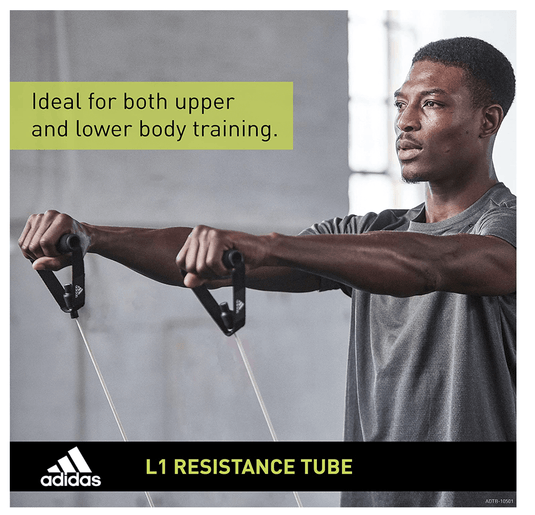 Adidas Resistance Tube Yoga Pilates Gym Exercise Home Fitness Workout L1 | Adventureco