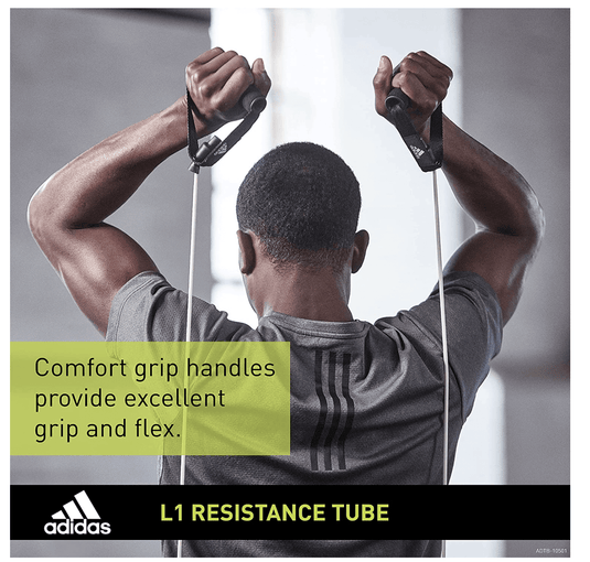 Adidas Resistance Tube Yoga Pilates Gym Exercise Home Fitness Workout L1 | Adventureco