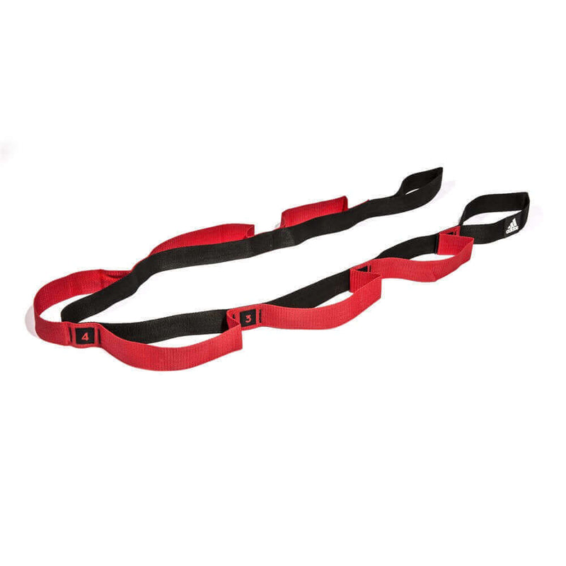 Load image into Gallery viewer, Adidas Stretch Assist Band Looped Warm Up Warmup Pre-Workout - Red/Black | Adventureco
