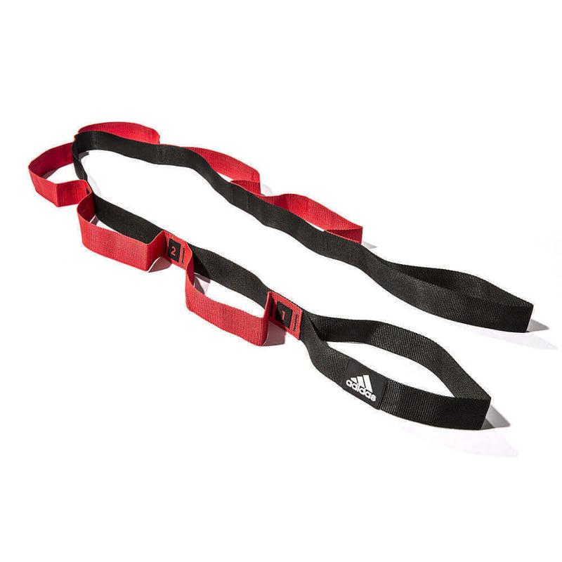 Load image into Gallery viewer, Adidas Stretch Assist Band Looped Warm Up Warmup Pre-Workout - Red/Black | Adventureco
