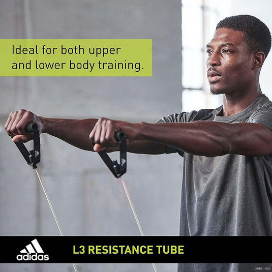 Adidas Resistance Tube Level 3 Elastic Bands Gym Fitness Yoga Workout Strap | Adventureco