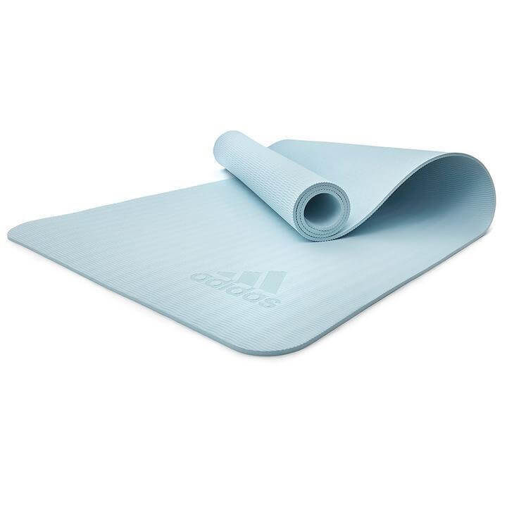 Load image into Gallery viewer, Adidas Premium Yoga Mat 5mm Non Slip Gym Exercise Fitness Pilates Workout Pad | Adventureco
