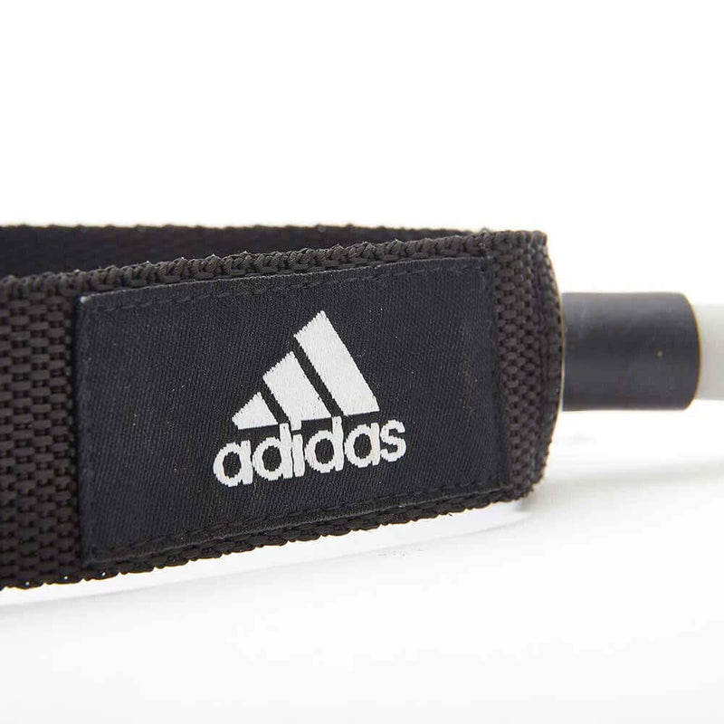 Load image into Gallery viewer, Adidas Resistance Tube Level 2 Band Elastic Yoga Fitness Gym Strap - Grey/Black
