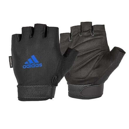 Adidas Adjustable Essential Gloves Weight Lifting Gym Workout Training | Adventureco