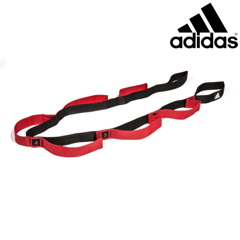 Load image into Gallery viewer, 2pc Set Adidas Stretch Assist Band Looped + Yoga Strap 2.5m Long Adjustable Belt | Adventureco
