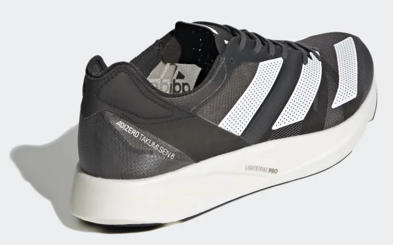 Load image into Gallery viewer, Adidas Mens Adizero Takumi Sen 8 Running Shoe - Grey Six/Cloud White/Core Black
