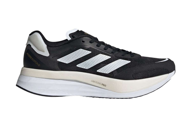 Load image into Gallery viewer, Adidas Mens Adizero Boston 10 Shoes - Black/White/Gold
