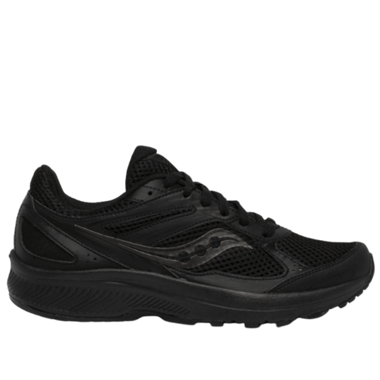 Saucony Cohesion 14 Womens Running Shoe - Black/Black/Noir/Noir | Adventureco