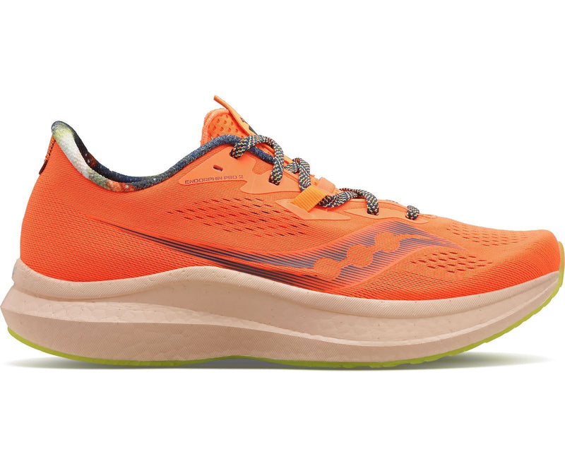 Load image into Gallery viewer, Saucony Mens Endorphin Pro 2 Shoes - Campfire Story Orange
