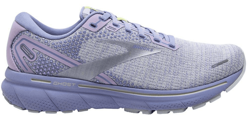 Load image into Gallery viewer, Brooks Womens Ghost 14 Road Running - Lilac/Purple/Lime
