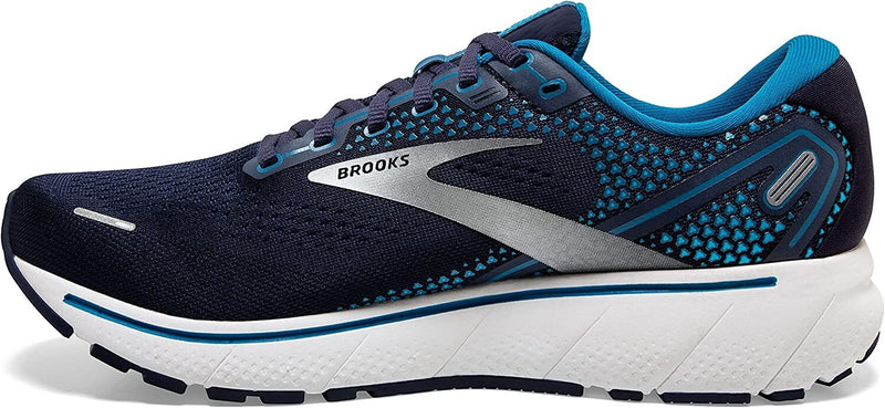 Load image into Gallery viewer, Brooks Mens Ghost 14 Neutral Shoes Width (D)- Navy/Stellar/White
