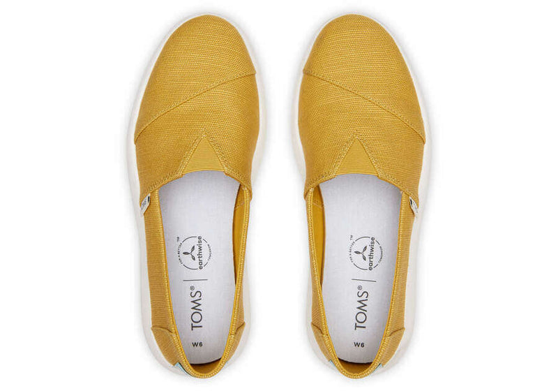 Load image into Gallery viewer, TOMS Womens Alpargata Espadrilles - Mustard
