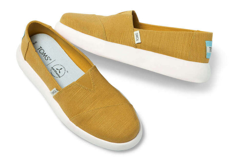 Load image into Gallery viewer, TOMS Womens Alpargata Espadrilles - Mustard
