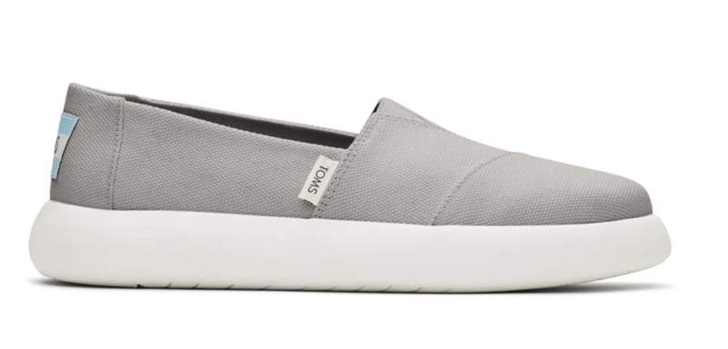 Load image into Gallery viewer, TOMS Womens Canvas Alpargata Espadrilles - Grey
