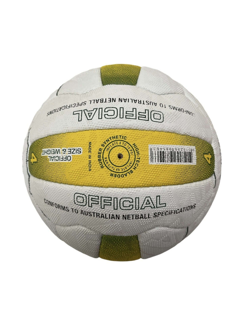 Load image into Gallery viewer, Kim Green Match Gripper Netball Hand Sewn Waterproof Net Ball Official Size 4
