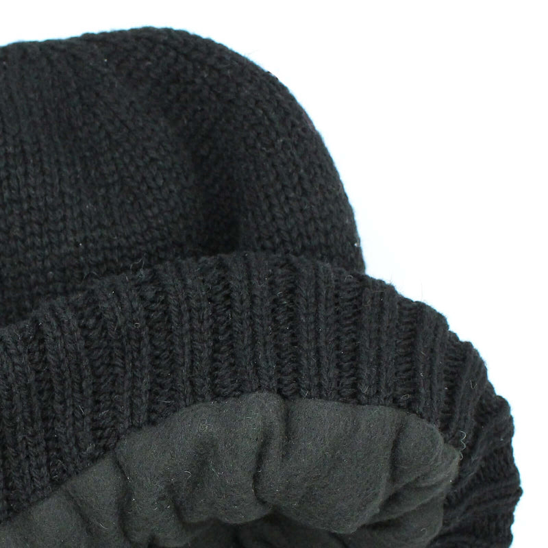 Load image into Gallery viewer, Dents Mens Wool Blend Knit Beanie Warm Winter Thick Hat - Black
