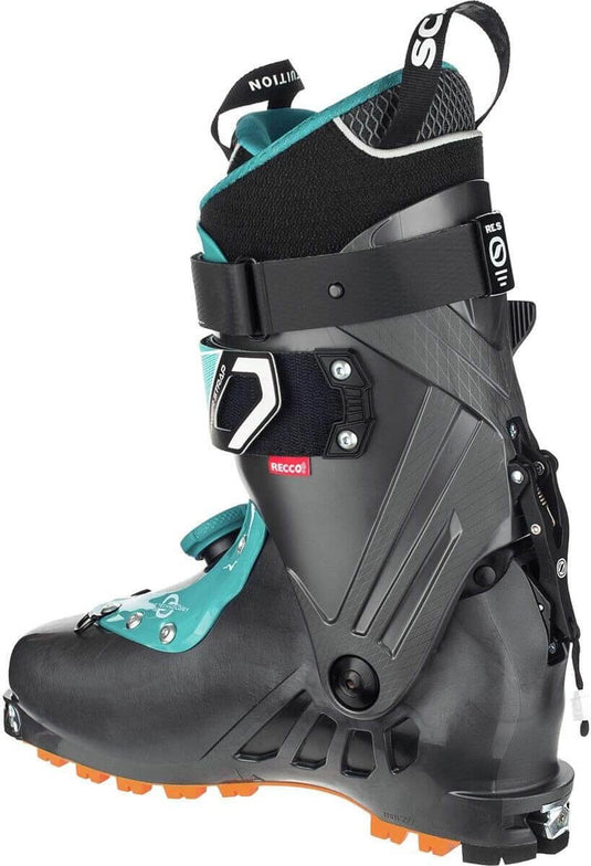 Scarpa Womens F1 Alpine Touring Ski Boots Skiing Snow - Anthacite/Lagoon