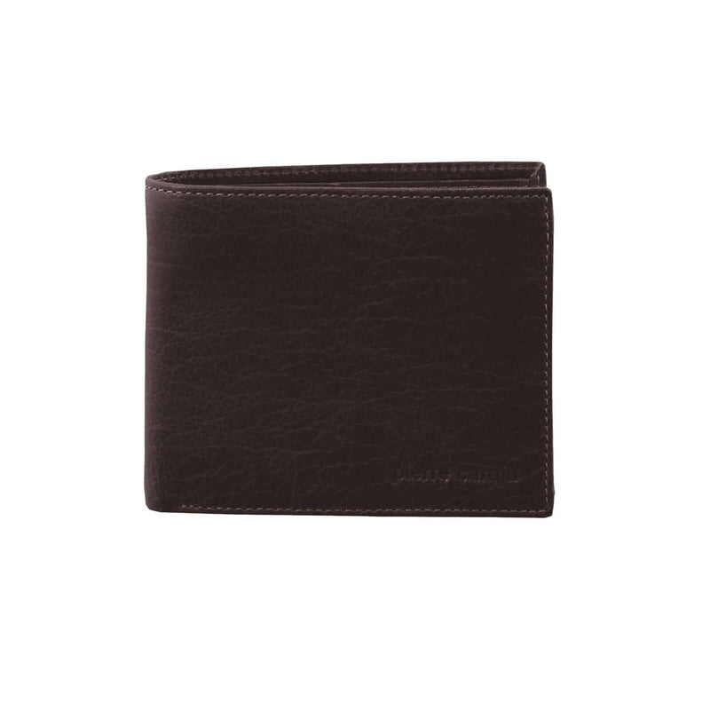 Load image into Gallery viewer, Pierre Cardin Mens Rustic Leather Bi-Fold Wallet Card Holder - Brown
