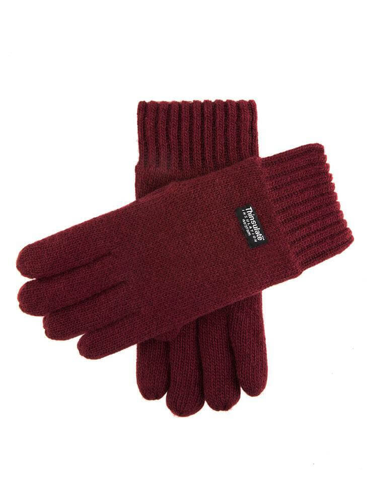 Load image into Gallery viewer, Dents Mens 100% Wool Knit Gloves with 3M Thinsulate Lining - Chocolate - X-Large
