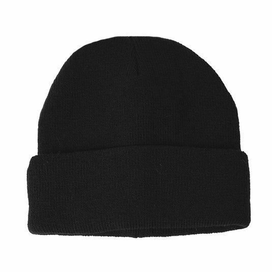 DENTS Fine Knit Turn Up Beanie - Black