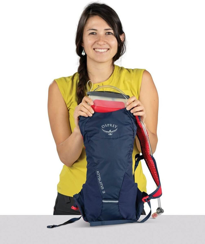 Load image into Gallery viewer, Osprey Kitsuma 3 Hydration Backpack - Blue Mage
