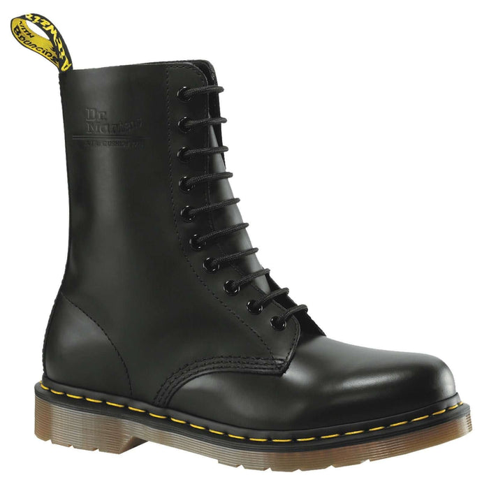 Dr. Martens Unisex 1490Z 10 Lace Up Genuine Smooth Leather Boots