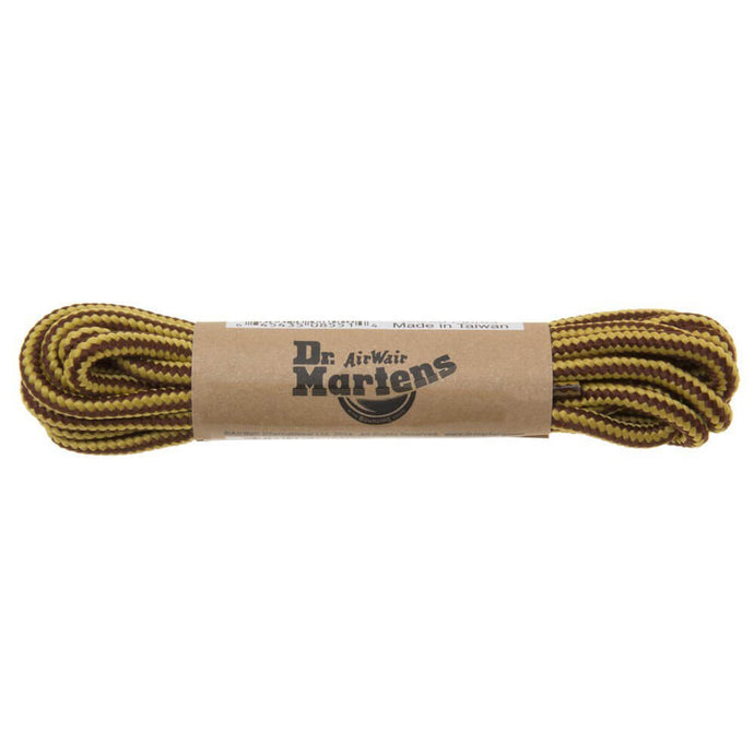 Dr. Martens Shoe Laces Round Suits 8-10 Eye Boot - 140cm Brown/Yellow