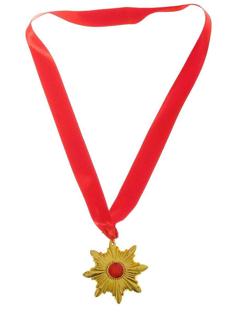 Load image into Gallery viewer, VAMPIRE MEDAL Medallion Necklace Halloween Star Costume Dracula Party
