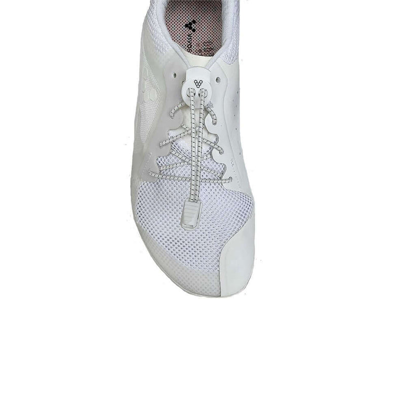 Load image into Gallery viewer, Vivobarefoot Toggle Laces Kids Striped White
