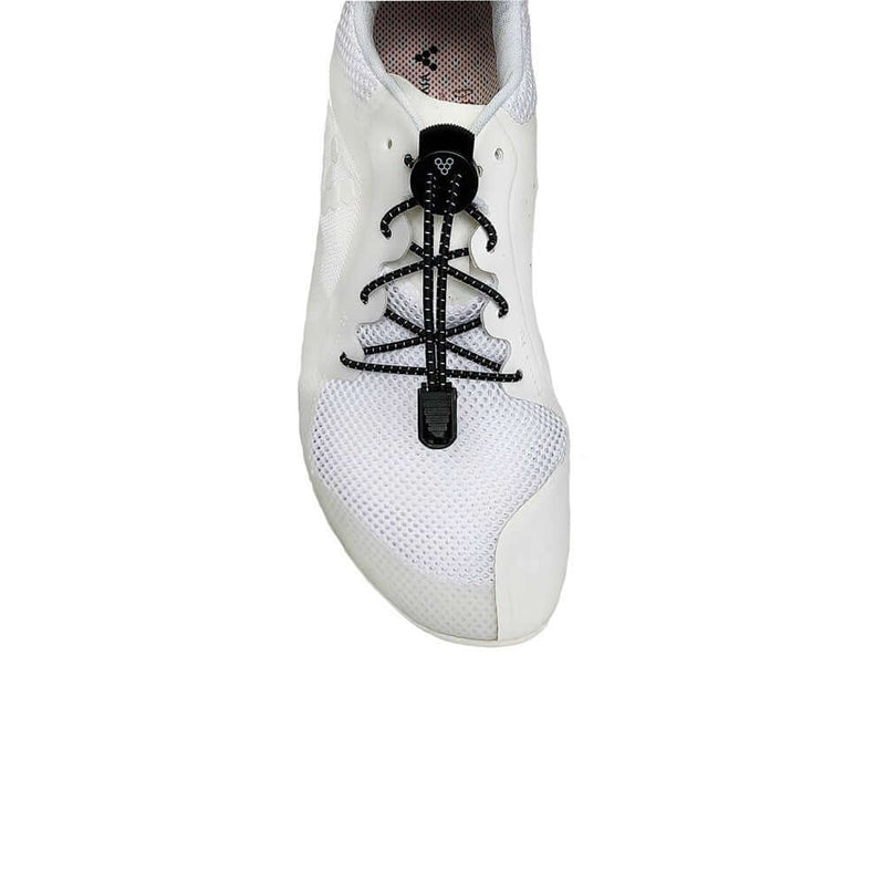 Load image into Gallery viewer, Vivobarefoot Toggle Laces Kids Striped Black
