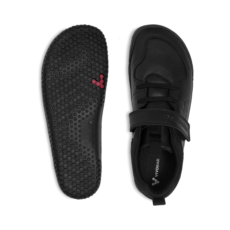 Load image into Gallery viewer, Vivobarefoot Primus Ludo School Juniors Obsidian
