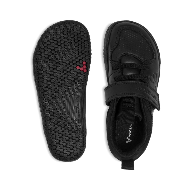 Load image into Gallery viewer, Vivobarefoot Primus Ludo School Kids Obsidian
