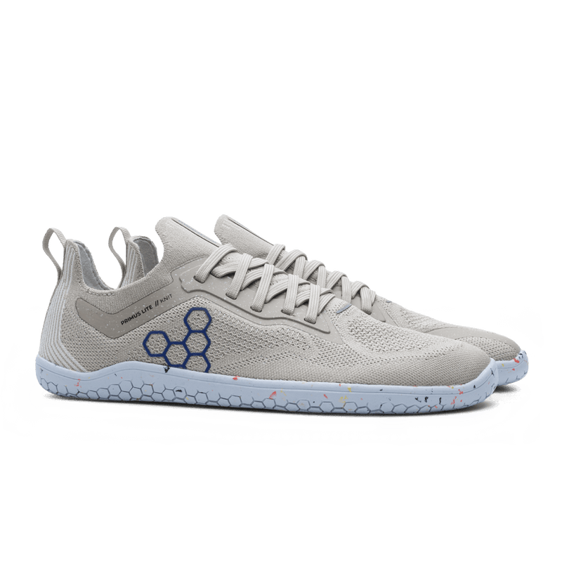 Load image into Gallery viewer, Vivobarefoot Primus Lite Knit Mens Feather Grey
