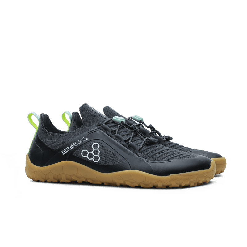 Load image into Gallery viewer, Vivobarefoot Primus Trail Knit FG Womens Graphite/Gum
