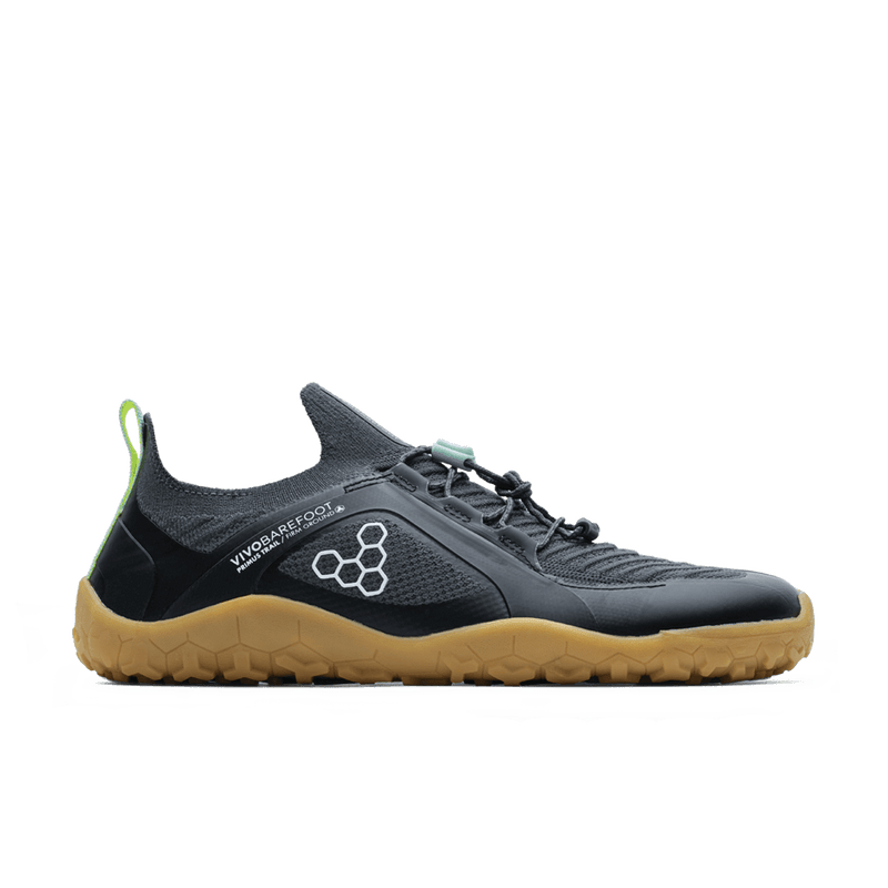 Load image into Gallery viewer, Vivobarefoot Primus Trail Knit FG Womens Graphite/Gum
