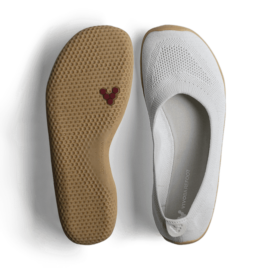 Vivobarefoot Primus Asana Yin Ballerina Knit Womens Limestone