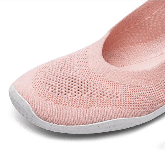 Vivobarefoot Primus Asana Yin Ballerina Knit Womens Peach Melba