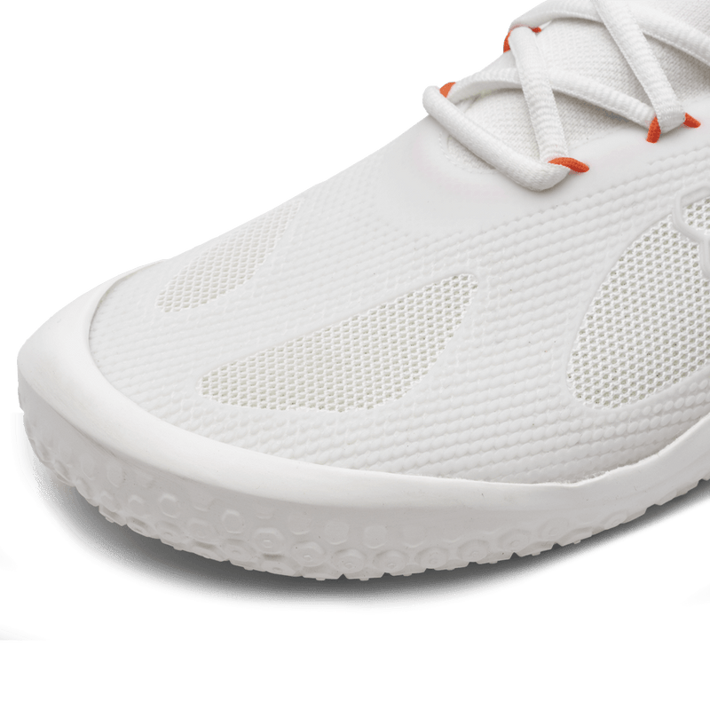 Load image into Gallery viewer, Vivobarefoot Motus Strength Mens White/ Scarlett Ibis
