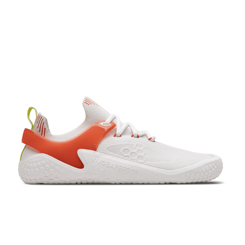 Load image into Gallery viewer, Vivobarefoot Motus Strength Mens White/ Scarlett Ibis
