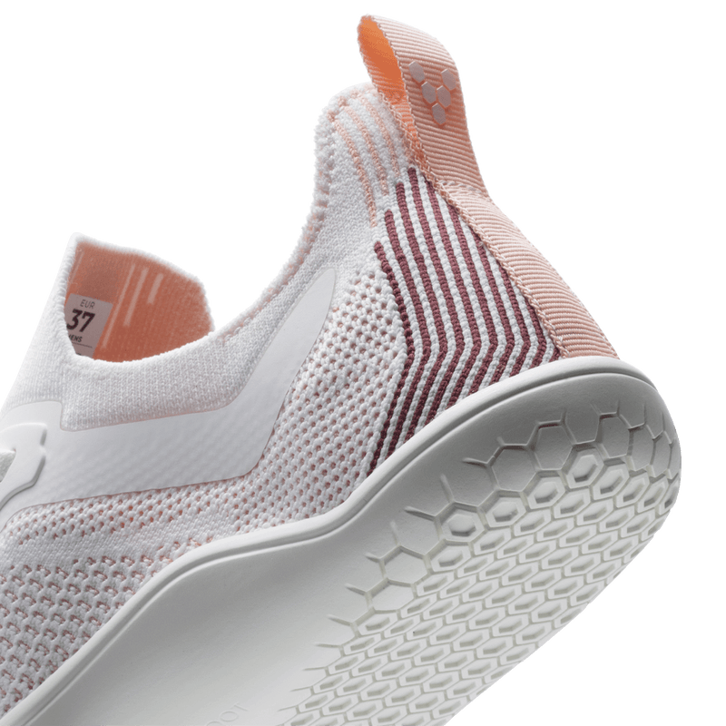 Load image into Gallery viewer, Vivobarefoot Primus Lite Knit Womens White/ Peach Melba
