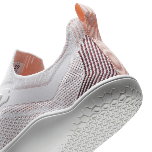 Vivobarefoot Primus Lite Knit Womens White/ Peach Melba