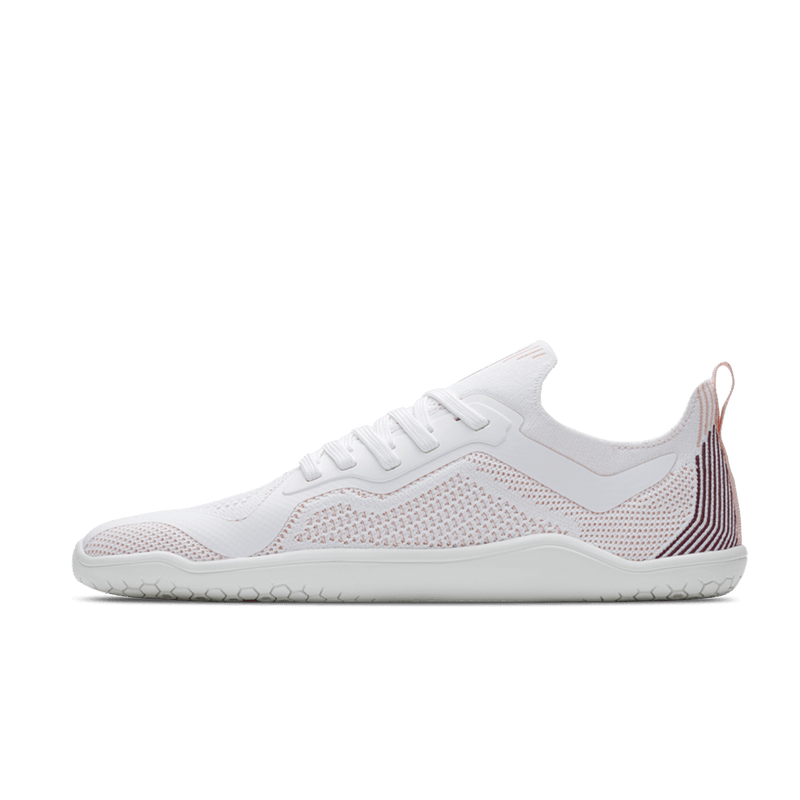 Load image into Gallery viewer, Vivobarefoot Primus Lite Knit Womens White/ Peach Melba
