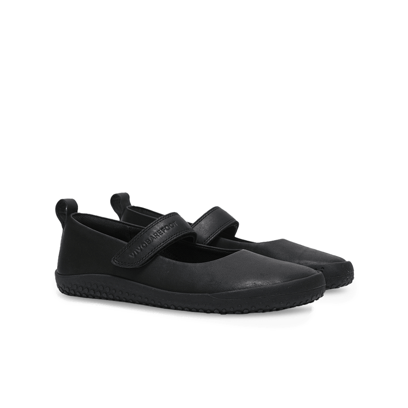 Load image into Gallery viewer, Vivobarefoot Wyn School Juniors Obsidian
