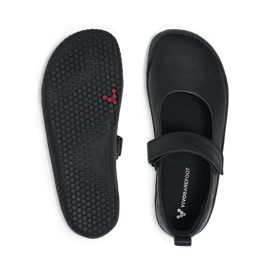 Vivobarefoot Wyn School Juniors Obsidian